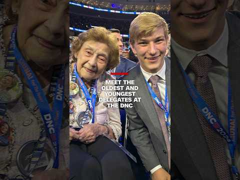 Meet the oldest and youngest delegates at the DNC