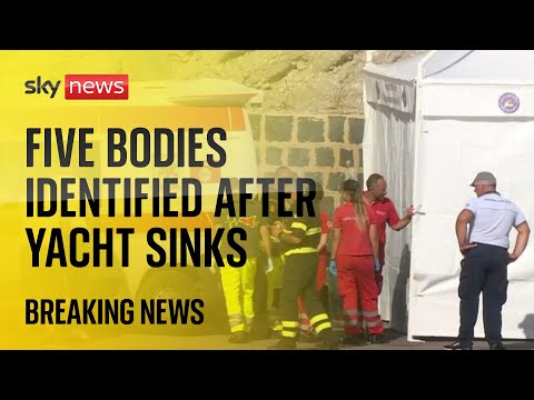 Superyacht sinks: Five bodies identified including tech tycoon Mike Lynch but daughter still missing