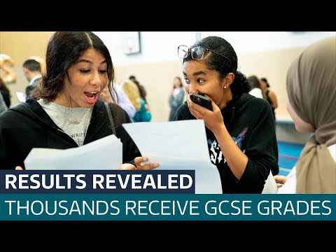 GCSE results day: Pupils receiving highest grades fall but remains above pre-Covid levels | ITV News