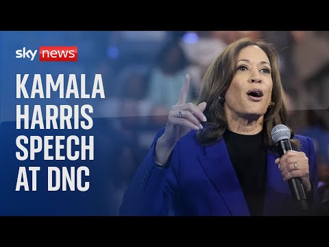 Watch live: Kamala Harris makes speech as Democratic National Convention reaches Day 4 in Chicago