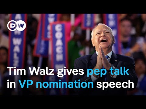 ‘Coach’ Walz at DNC: ‘It’s the fourth quarter..but we’re on offense and we’ve got the ball’