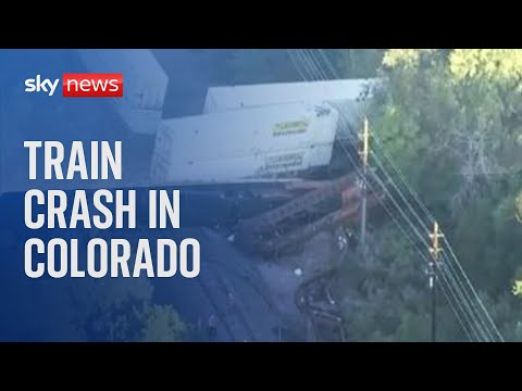 Watch live: Aerials from Boulder, Colorado after train crash