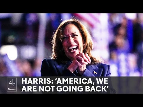 Kamala Harris accepts Democratic nomination and vows to be ‘president for all Americans’