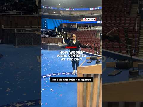 How women were centered at DNC