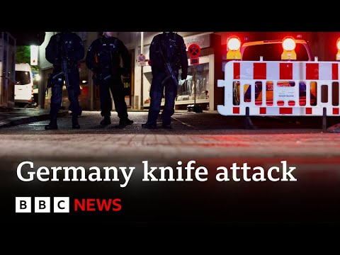 Solingen: Manhunt continues after Germany knife attack kills three people | BBC News