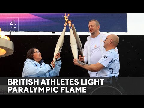Paralympic flame lit ahead of Paris games
