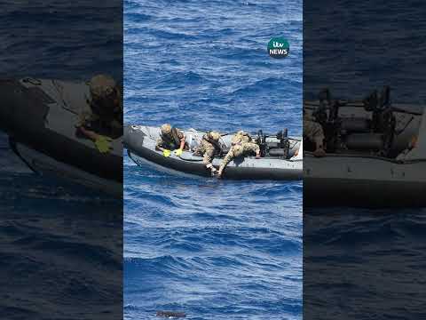 Royal Navy warship seizes more than £40m of cocaine in Caribbean Sea #itvnews