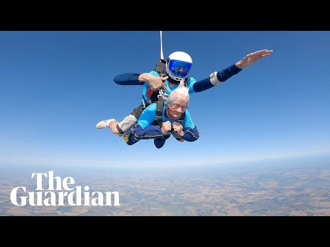 102-year-old military veteran becomes Britain’s oldest skydiver