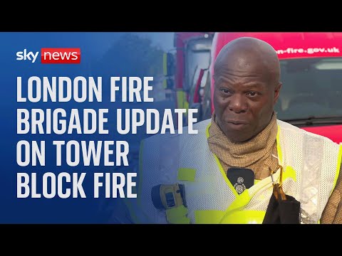 East London tower block fire: Emergency services news conference | Watch in full