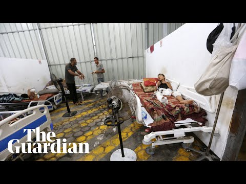 Patients forced to flee al-Aqsa hospital in Gaza after Israeli evacuation order