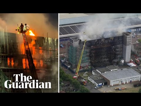 London firefighters tackle blaze at Dagenham tower block