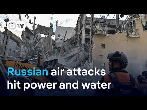 New Russian airstrikes target Kyiv, a day after ‘massive attack’ on Ukraine’s power plants | DW News