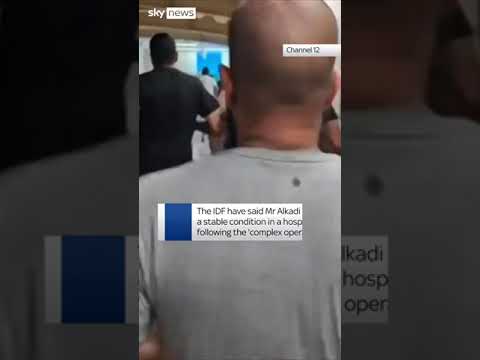 Relatives run to freed Israeli hostage