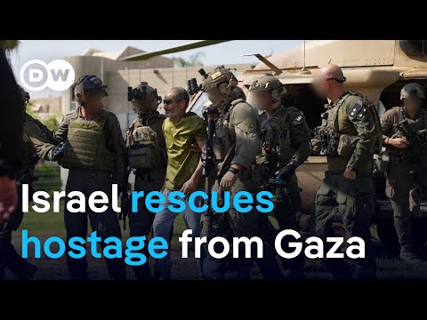 IDF: Gaza hostage Qaid Farhan Alkadi rescued in ‘complex operation’ | DW News