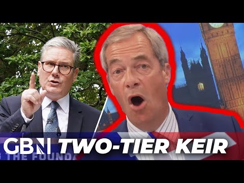 Nigel Farage warns UK is seeing ‘SOCIETAL BREAKDOWN’ – ‘Two-tier policing from two-tier Keir!’