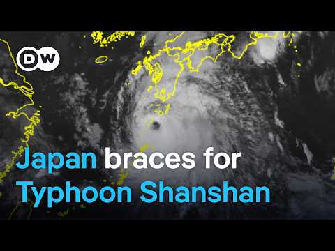 Japan issues emergency warning as ‘extremely strong’ Typhoon Shanshan approaches | DW News