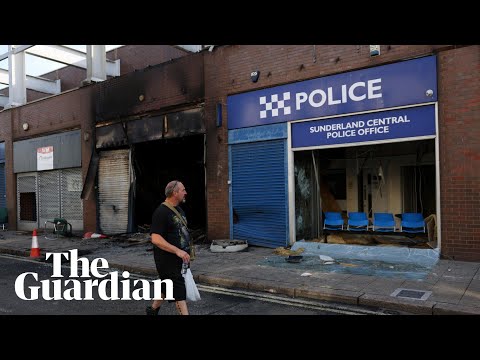 Rioters will face ‘full force of law’, say Northumbria police, after disorder in Sunderland