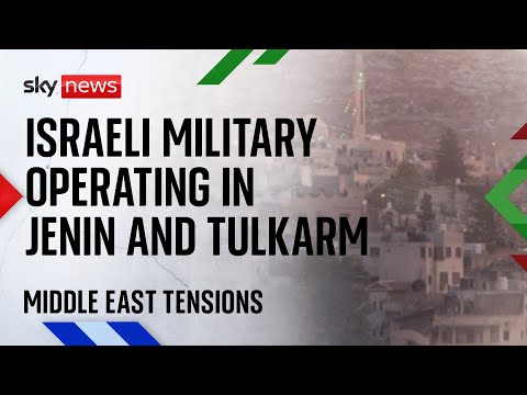Middle East latest: IDF launch raids across the occupied West Bank and seal off Jenin