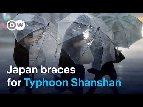 Powerful Typhoon Shanshan makes landfall in southern Japan | DW News