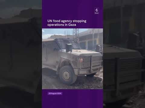 UN food agency stops work in Gaza