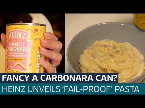 A can of worms? Customers divided after Heinz launches carbonara in a can | ITV News