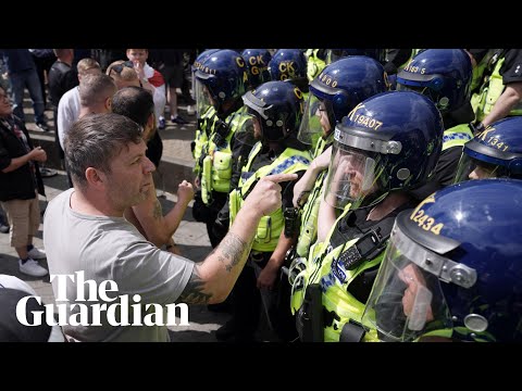 Far-right rallies and counter-protests take place across the UK