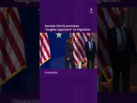 Kamala Harris promises ‘tougher approach’ to migration