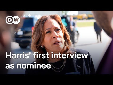 Key takeaways from Harris’ first major Interview since being the presidential nominee | DW News