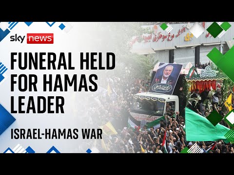 Middle East tensions: Funeral held for Hamas leader Ismail Haniyeh