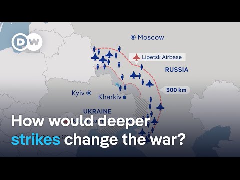 Ukraine, Russia trade deadly attacks as Kiev pleads case for deeper strikes | DW News