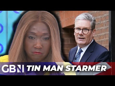 Tin man Keir Starmer is ‘INTIMIDATED’ by a portait of Margaret Thatcher | Nana Akua