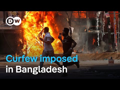 Death toll rises as protests continue in Bangladesh | DW News