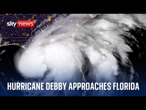 Watch Hurricane Debby live: Category 1 hurricane heads toward Florida