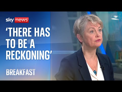 ‘There has to be a reckoning’ – Home Secretary Yvette Cooper on dealing with rioters