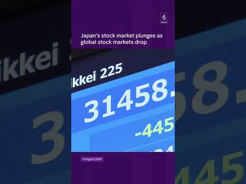 Japan’s stock market plunges as global stock markets drop