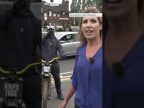Protesters surround Sky crew