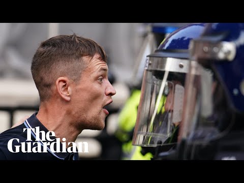 Protesters clash with police in London and Hartlepool after Southport stabbings