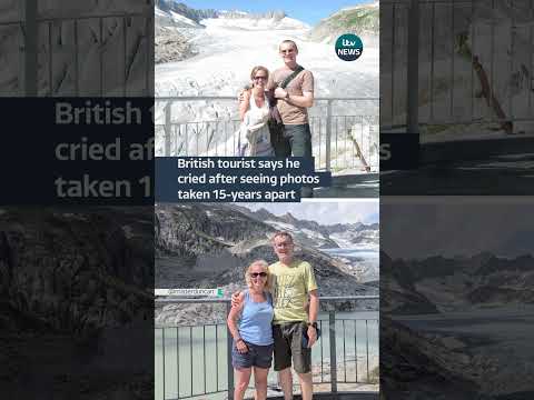British tourist says he cried after seeing photos taken 15-years apart #itvnews