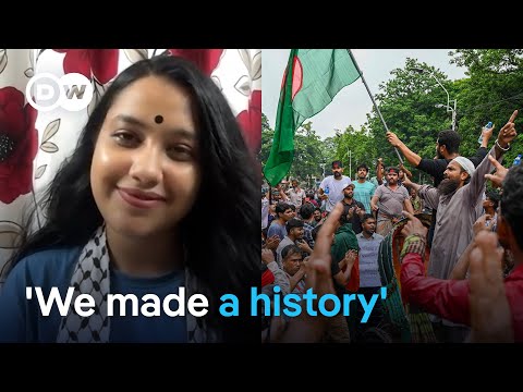 Member of Bangladesh’s student movement talks about the day Sheikh Hasina resigned | DW News