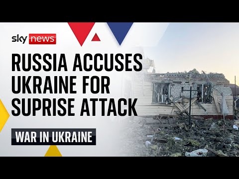 ‘At least 24 injured’ in surprise Kursk attack: Sky’s Ivor Bennett reports | Ukraine war