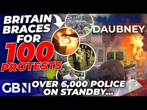 Riots: Fears of ANARCHY as Britain braces for 100 events TONIGHT with 6 THOUSAND police in 38 areas