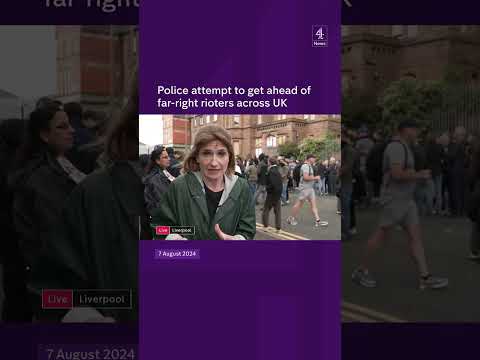Police attempt to get ahead of far-right rioters across UK