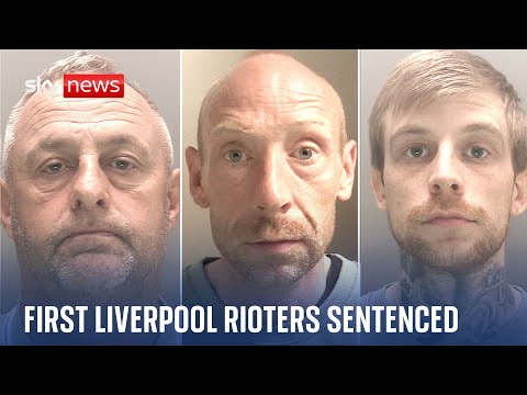 Three men jailed in first Crown Court sentences after riots following Southport attack