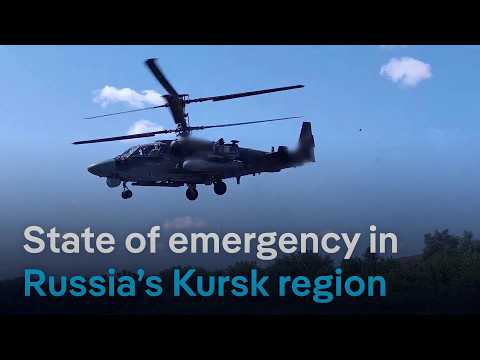 Russia alleges ‘large scale’ Ukrainian incursion in Kursk region | DW News