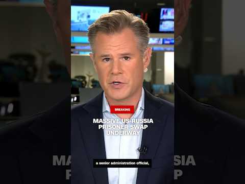 Massive US-Russia prisoner swap underway