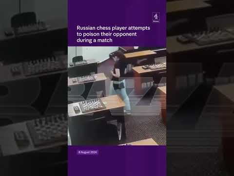 Russian chess player tries to poison their opponent during a match