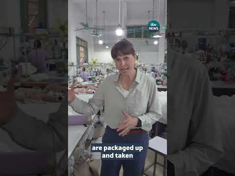 ITV News’ Debi Edward visited workshops in China producing clothes for Shein #itvnews #shein