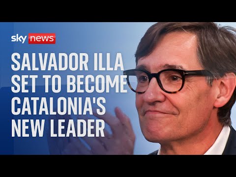 Catalan parliament debates and votes on the formation of a minority Socialist government
