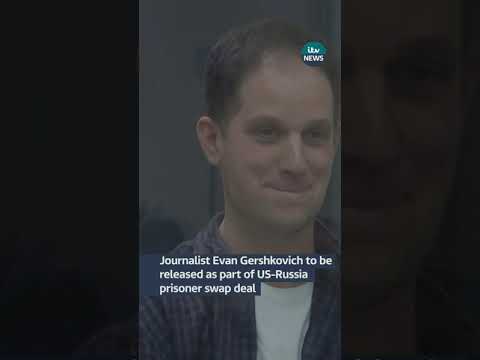 Journalist Evan Gershkovich to be released as part of US-Russia prisoner swap deal | ITV News