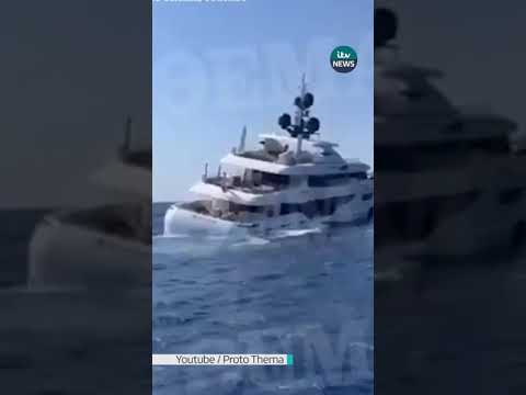 Superyacht sinks after crew member ‘forgets’ to close the door #itvnews
